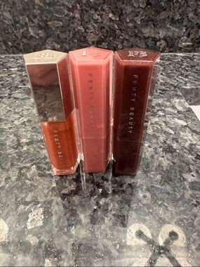 Fenty Beauty Lip Trio - Coral, Rose, Deep Berry